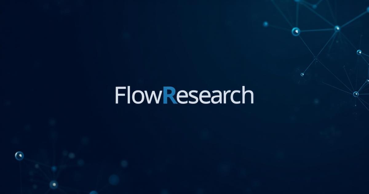 FlowResearch - Workflow Automation for Equity Research Teams